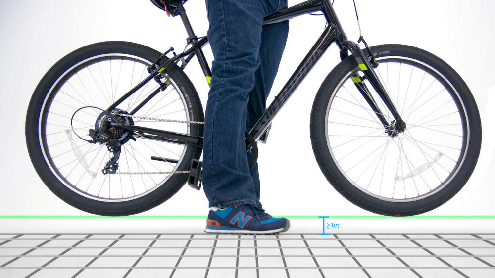 sizing a bicycle for adults