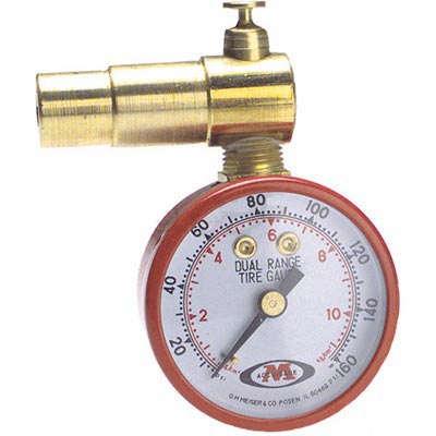 presta valve pressure gauge