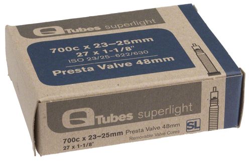 Q-Tubes Superlight 700c x 23-25mm Presta Tube
