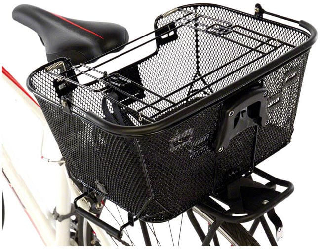 Rear mounted dog carrier for bike sale