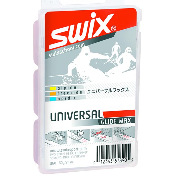 Swix Biodegradable Universal Glide Wax Ski And Snowboard Wax 0950