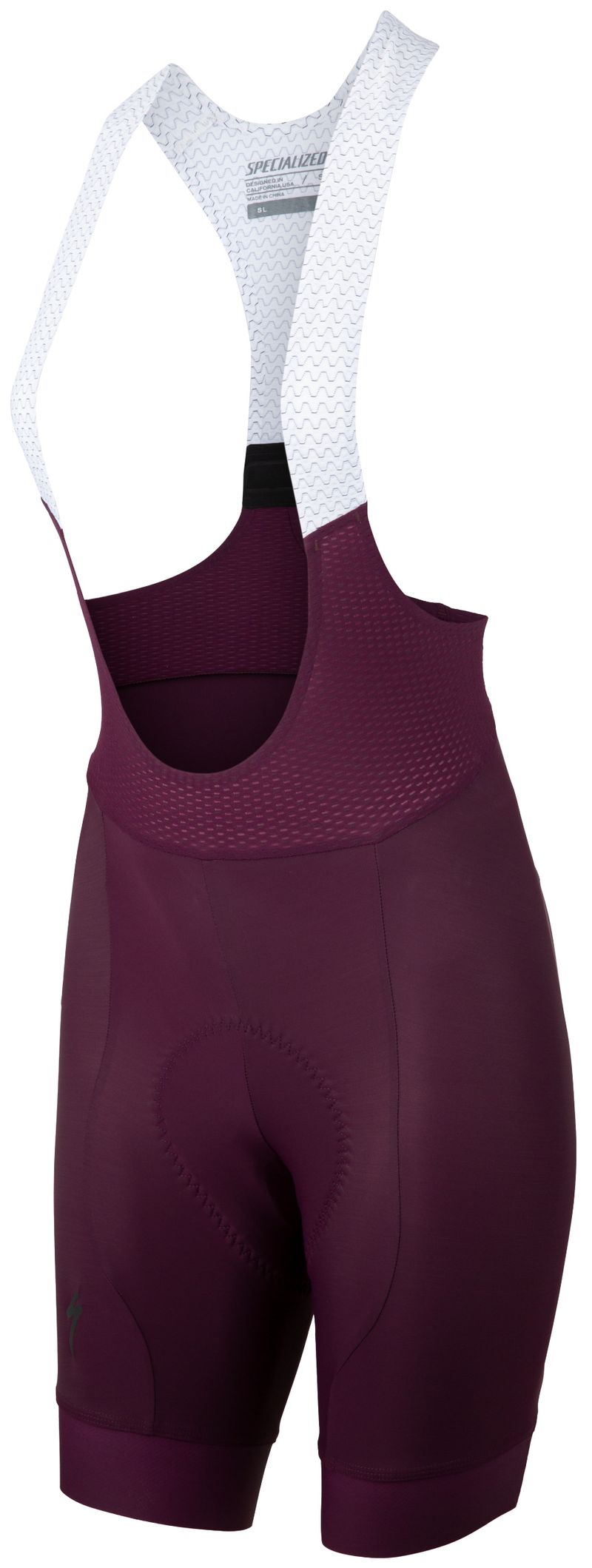 purple bib shorts