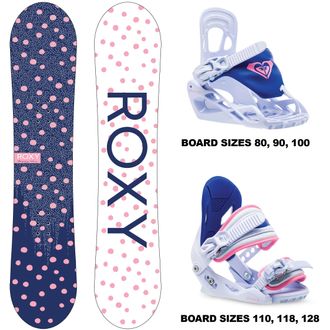Roxy Poppy Snowboard Package 2022