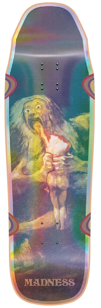 Madness Halftone Son Holographic Skateboard Deck