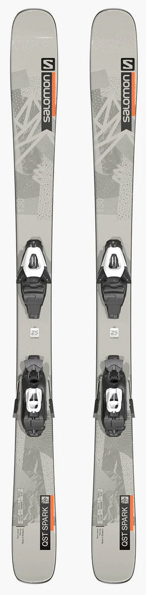 Salomon QST Spark Kids Skis with L6 GripWalk Bindings 2022