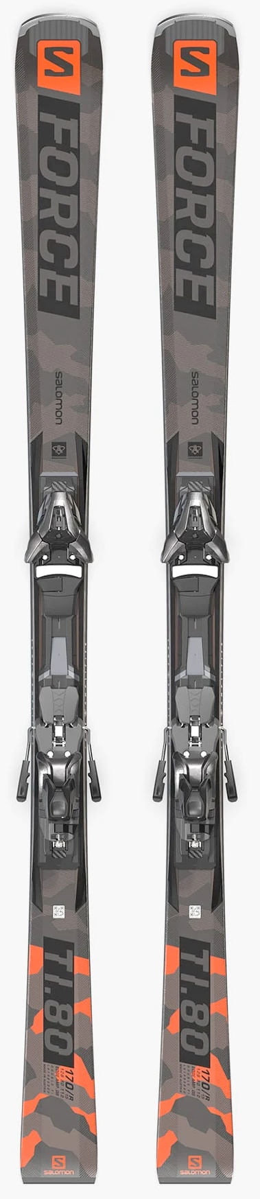 Salomon S Force Ti.80 Skis with Z12 GripWalk Bindings 2023