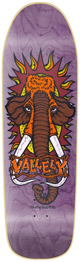 New Deal Vallely Mammoth Shaped Skateboard Deck