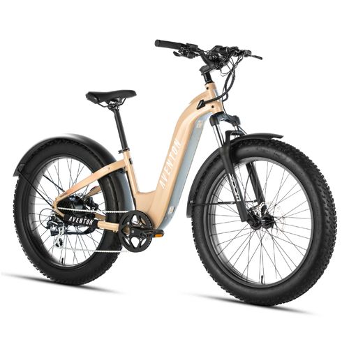 Aventon 2021 Aventure Step Thru Electric Fat Bike