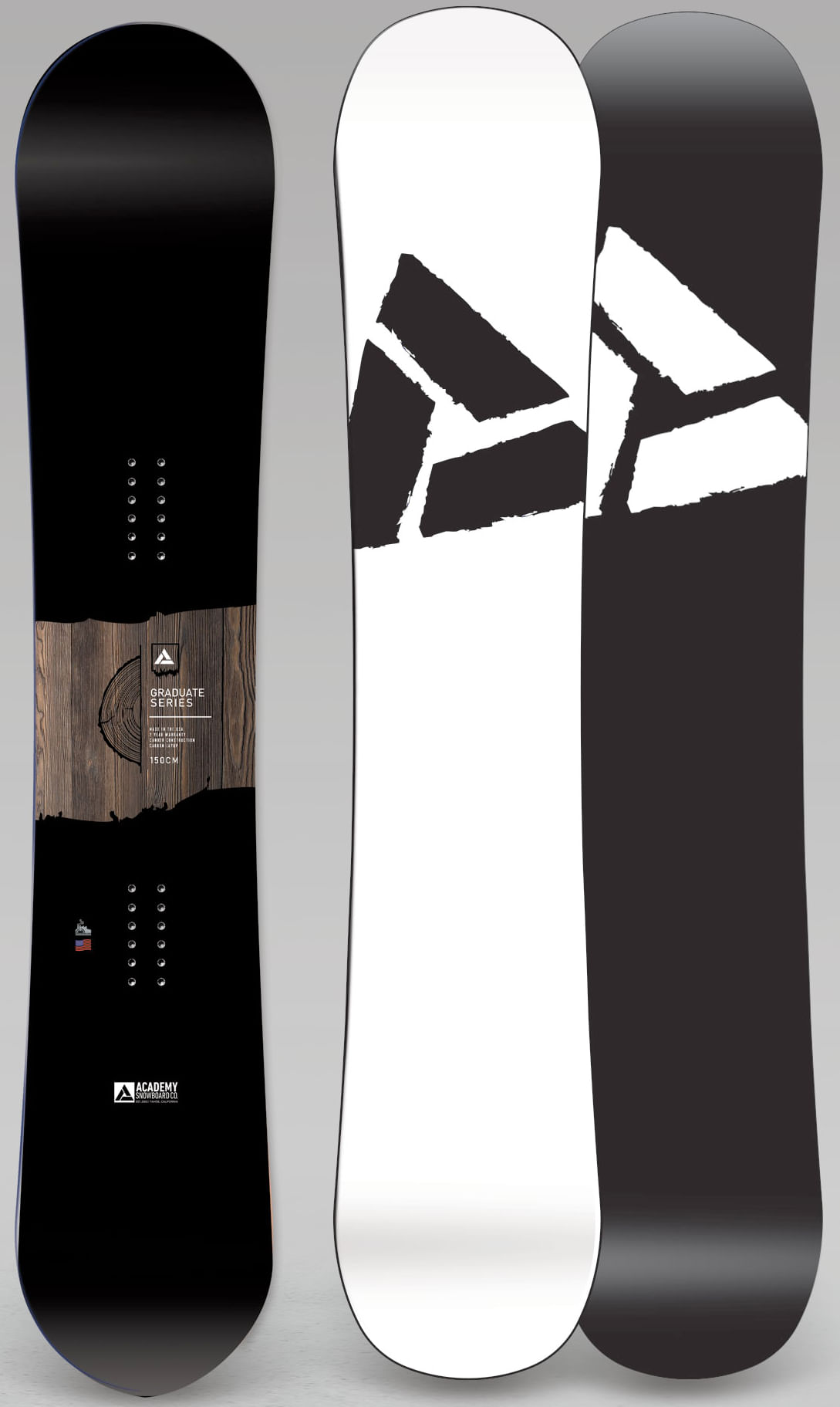 academy graduate snowboard