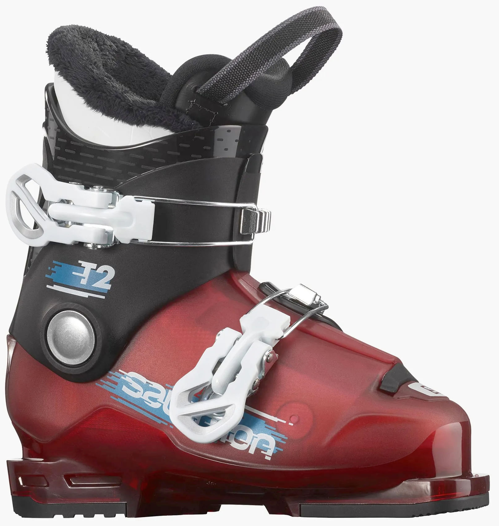 Mondo 19 Used Salomon T2 Kid's Ski Boots Size 1 