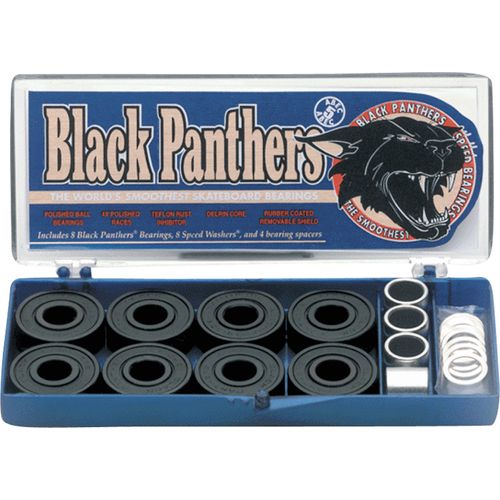 Black Panthers ABEC 5 Skate Bearings