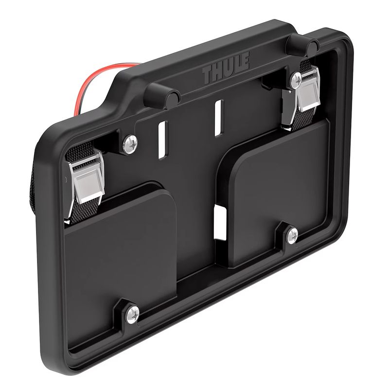 Thule bike rack store license plate holder