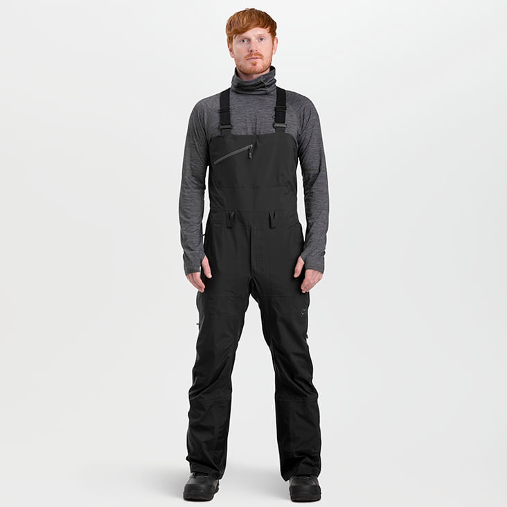 outdoor research x arcade belts carbide bib snow pants