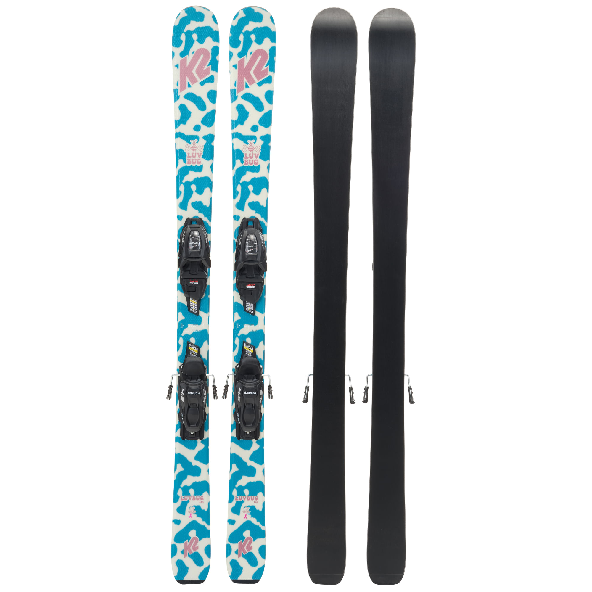 K2 Luvbug Kids' Skis with FDT 4.5 Bindings 2024