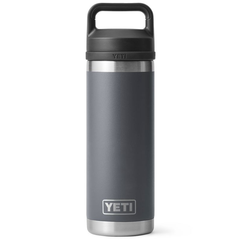 Yeti - 18 oz Rambler Bottle with Chug Cap Black