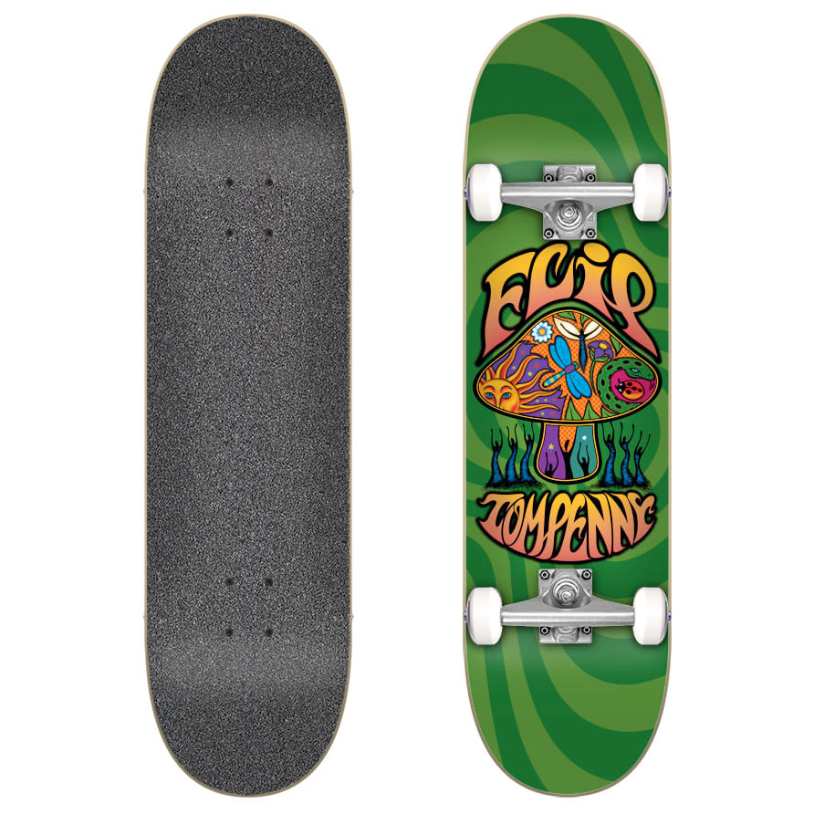 Flip FLIP PENNY LOVE SHROOM GREEN COMPLETE SKATEBOARD | Complete Skateboards