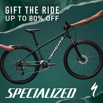 Gift the ride, up to 80% off Specialized